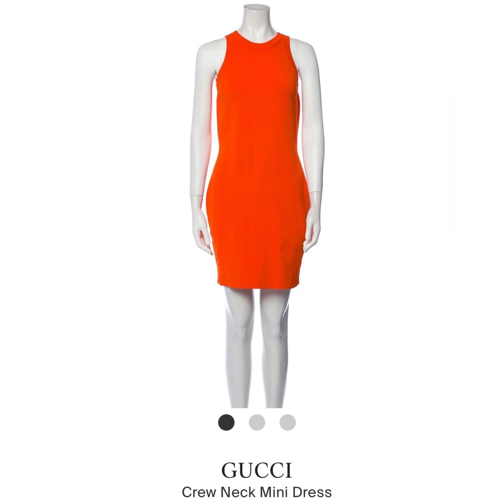 Gucci Perfect Spring Crewneck Sheath Dress